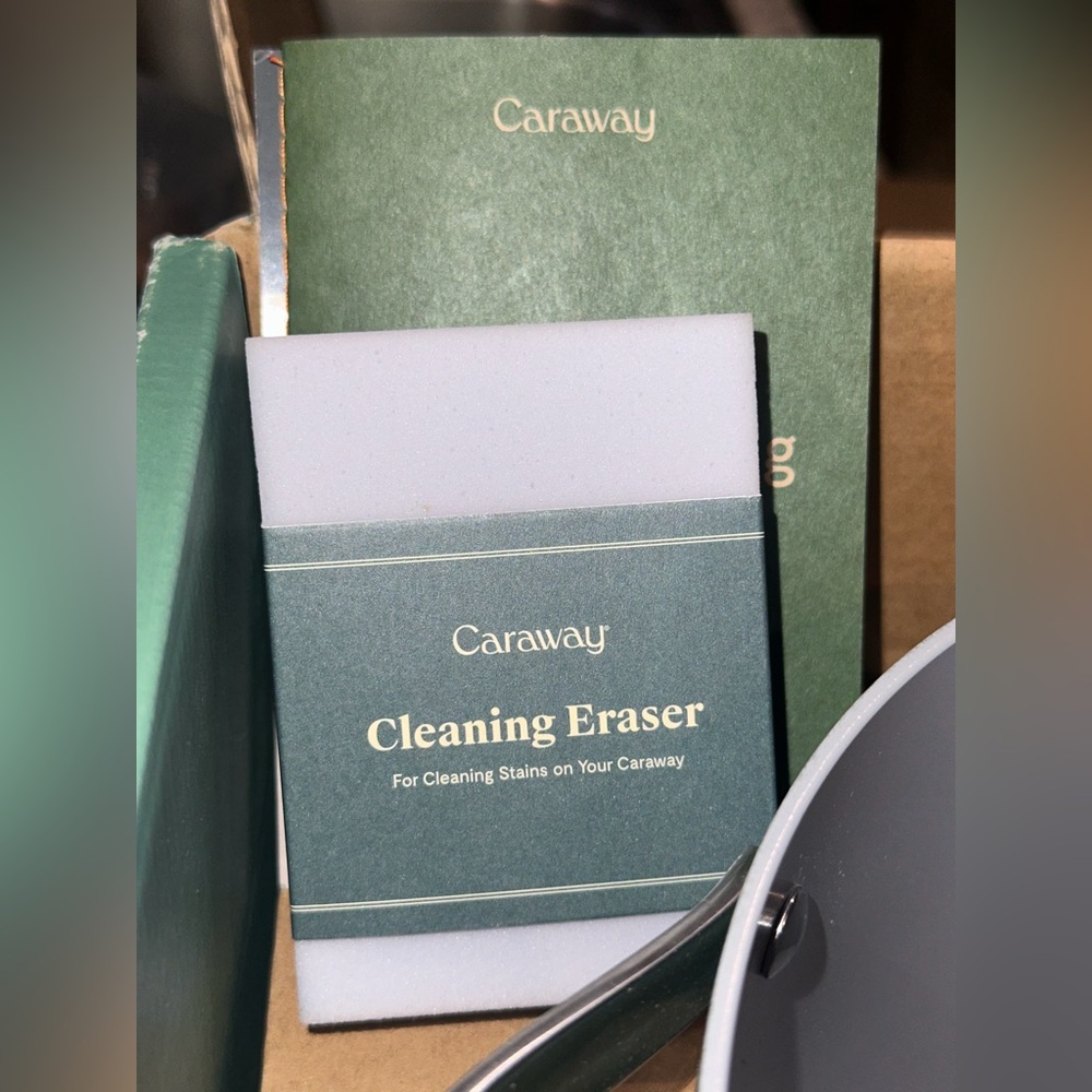 NEW $215 Caraway 12 qt Stock Pot With Lid Non-Stick Ceramic - Sage Green - Picture 10 of 12